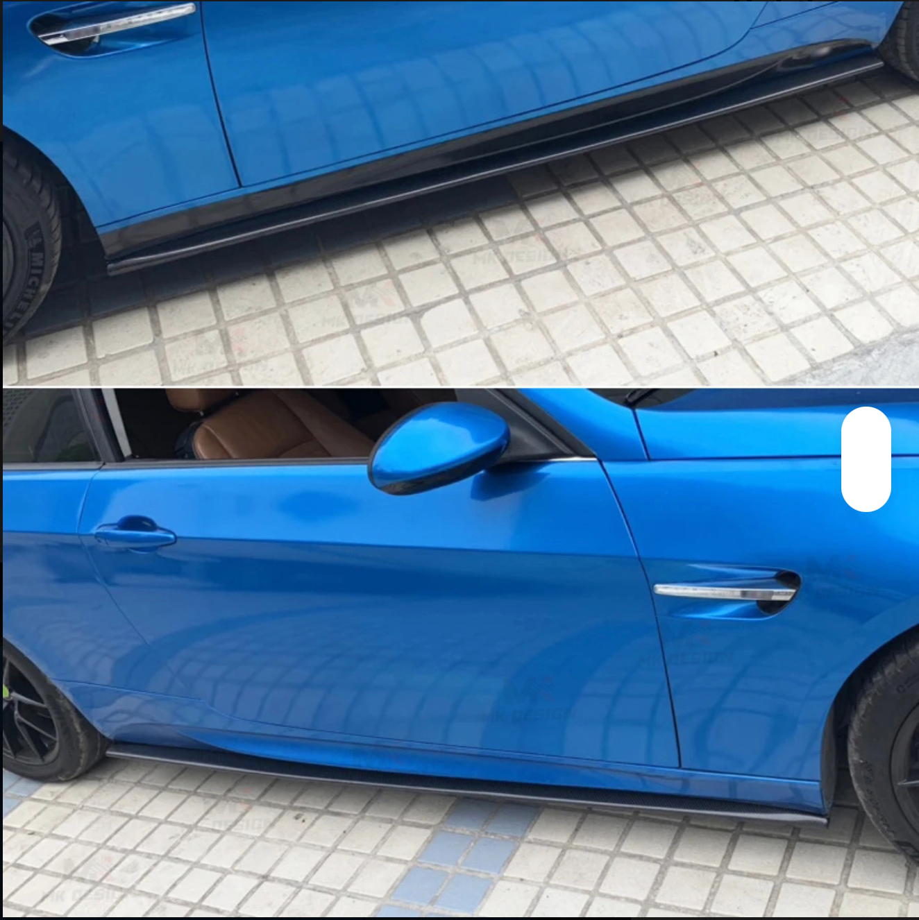 Prelungire praguri laterale compatibile cu BMW seria 3 E92 E93(2005-2012) negru lucios