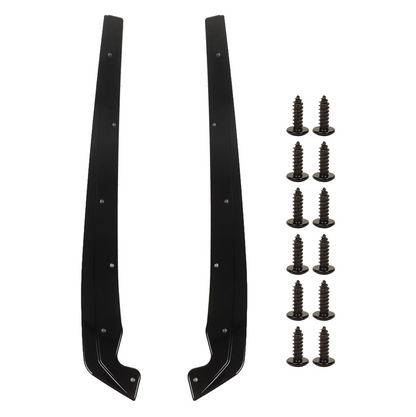 Set 2 Prelungiri Bara spate compatibile cu BMW Seria 5 F10/F11 negru lucios