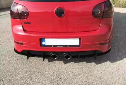 Ornament difuzor bara spate compatibil cu VW Golf 5 GTI 2003-2009 negru lucios