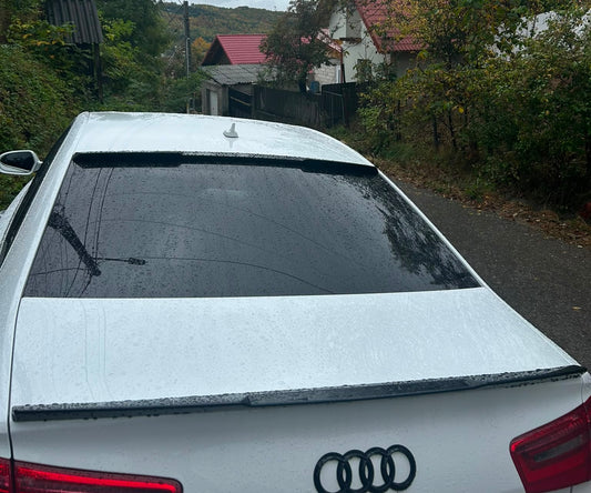 Eleron luneta M4 Design compatibil cu Audi A6 C7 Sedan (2010-2018) negru lucios