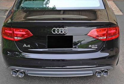 Difuzor bara spate S4 style compatibil cu Audi A4 B8 NFL Sedan Avant Standard 2008-2012