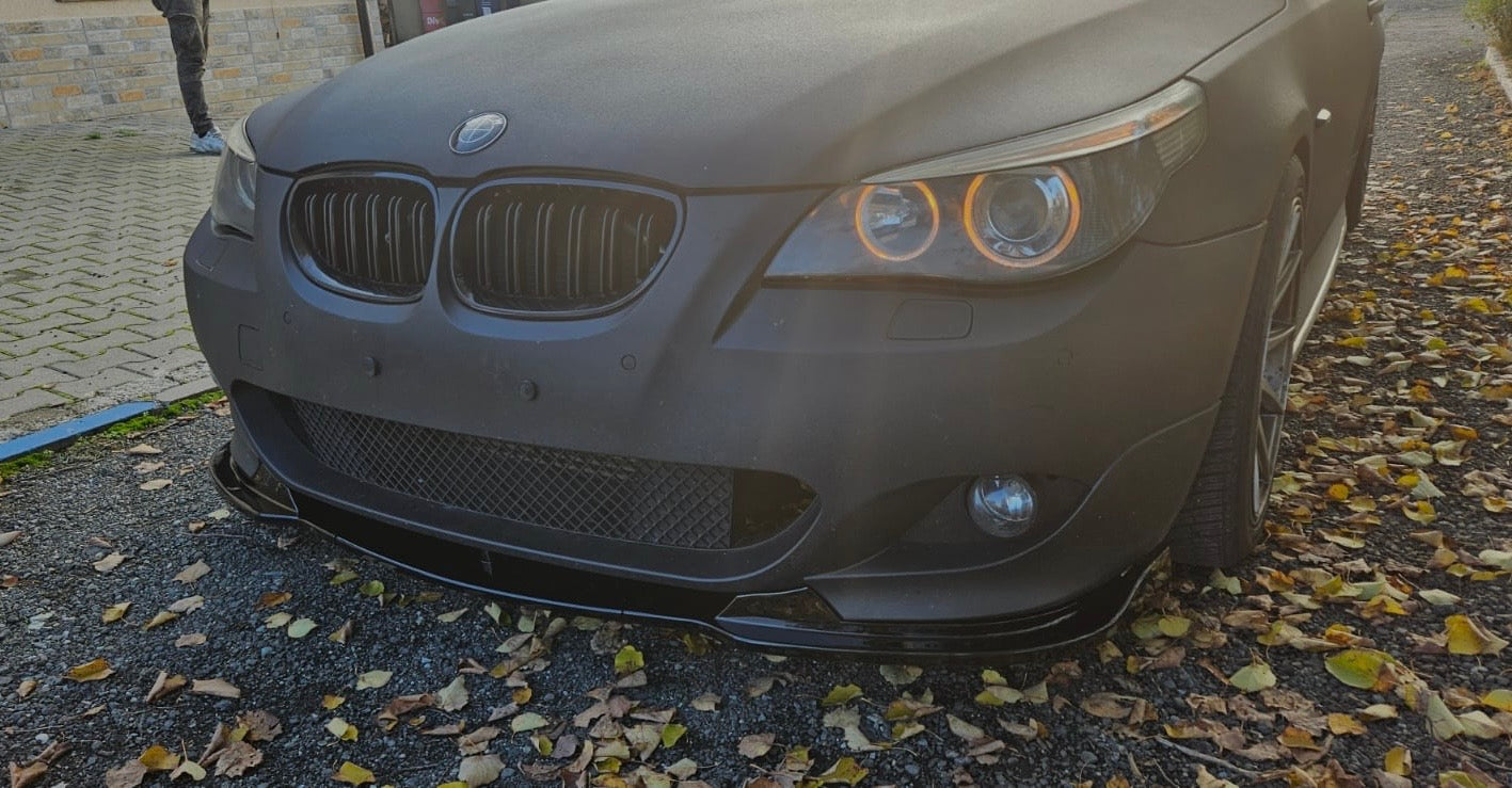 Lip prelungire bara fata M-Tech Hamann Look compatibil cu Bmw Seria 5 e60 e61(2003-2010) negru lucios