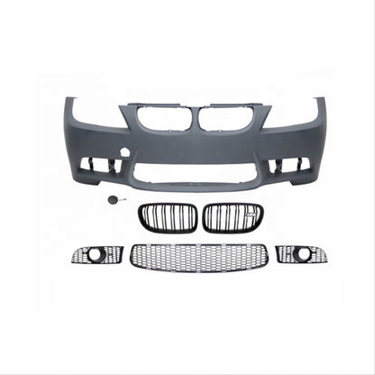 Kit Exterior compatibil cu BMW Seria 3 E90 Facelift 2009-2012 M3 Design cu Praguri Grile centrale si Proiectoare ceata