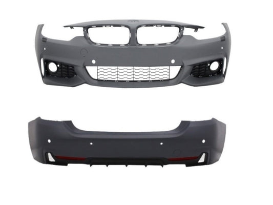 Kit Exterior compatibil cu BMW Seria 4 F32 F33 F36 M-Tech Look fara praguri laterale