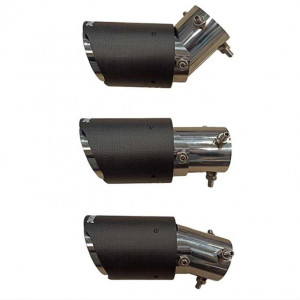 Ornament tips evacuare universal finisaj Carbon diametru iesire 85 mm