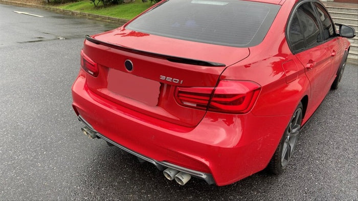 Eleron portbagaj compatibil cu BMW seria 3 F30 sedan(2012-2018) negru lucios
