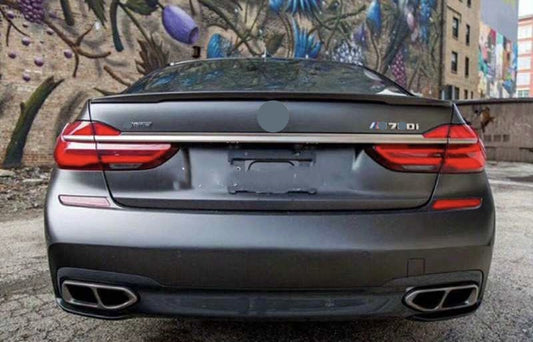 Eleron portbagaj compatibil cu BMW seria 7 G11 G12 (2016-2022) negru lucios