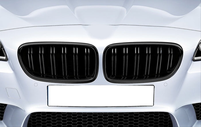 Grile centrale duble M5 style compatibile cu Bmw seria 5 F10 F11(2012-2016) negru lucios
