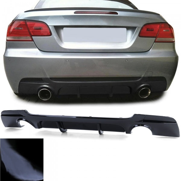 Difuzor bara spate compatibil cu BMW seria 3 e92 model 335i MP Style(2005-2013) negru lucios