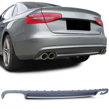 Difuzor bara spate S4 style compatibil cu Audi A4 B8 FL Sedan Avant Standard 2012-2015
