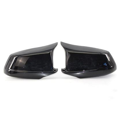 Capace oglinzi Batman Style compatibile cu BMW seria 5 F10 F11 Non-Facelift 2010-2013 Negru lucios cu CLIPSURI