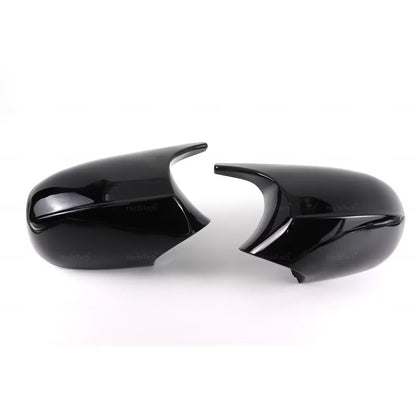 Capace oglinzi Batman style cu CLIPSURI compatibile cu BMW seria 3 E92 E93(2009-2013) Facelift negru lucios