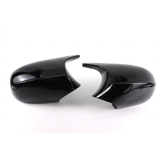 Capace oglinzi Batman style cu CLIPSURI compatibile cu BMW seria 3 E92 E93(2009-2013) Facelift negru lucios