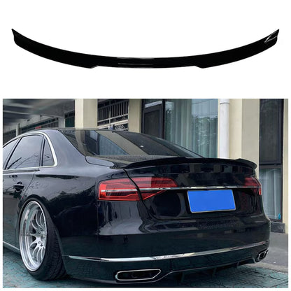Eleron portbagaj M4 style compatibil cu Audi A8 D4 (2010-2017) negru lucios