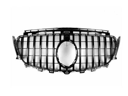 Grila Centrala GT-R Panamericana Design compatibil cu MERCEDES Benz E-Class W213 S213 C238 2016-2019 Negru lucios