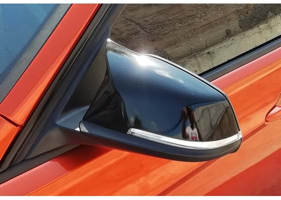 Capace oglinzi Batman style compatibile cu BMW seria 3 F30 F31 F20 F22 F23 F34 E84 F87(2011-2019) negru lucios