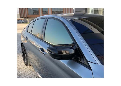 Capace oglinzi Batman Style compatibile cu BMW seria 5 G30 G31 G11 G12 G14 G15 G16 2017+ Negru lucios