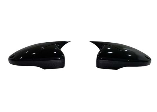 Capace oglinzi Batman Style compatibile cu VW Scirocco 2008-2017 Negru lucios