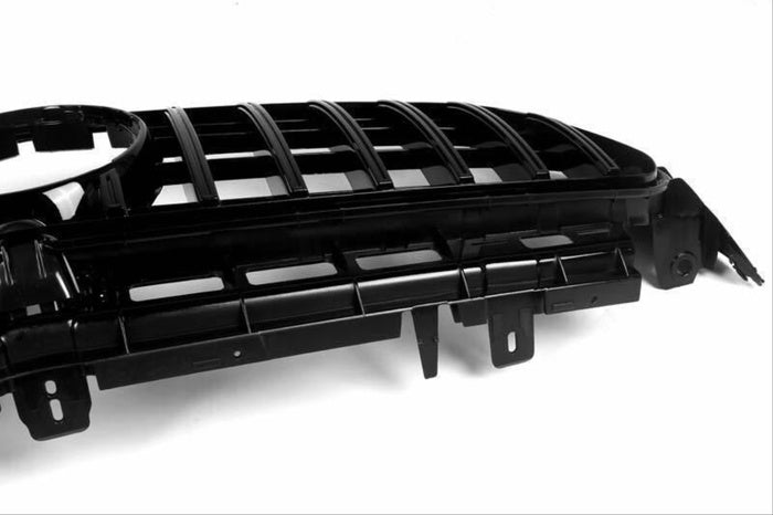 Grila Centrala GT-R Panamericana Design compatibil cu MERCEDES Benz E-Class W213 S213 C238 2016-2019 Negru lucios